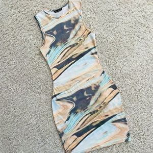 LIKE NEW! SHEIN chic sleeveless bodycon mini dress